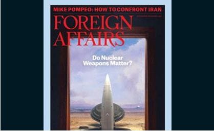 Foreign Affairs Magazine is optimistic about Australia's future and features APV